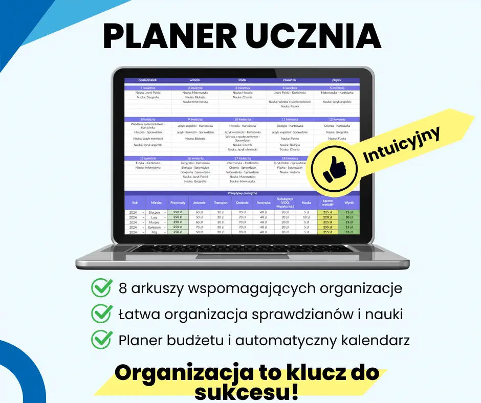 planer ucznia