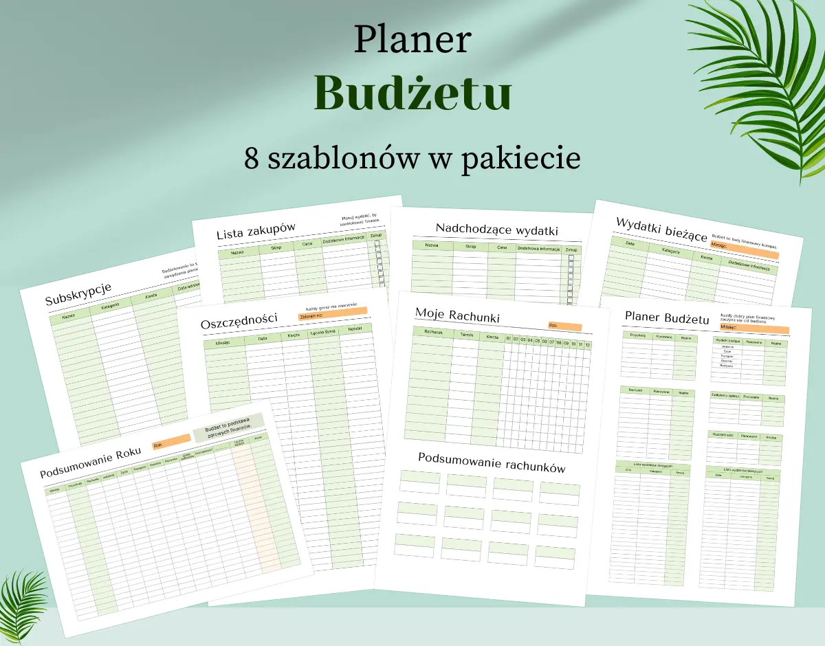 Planer budżetu do druku