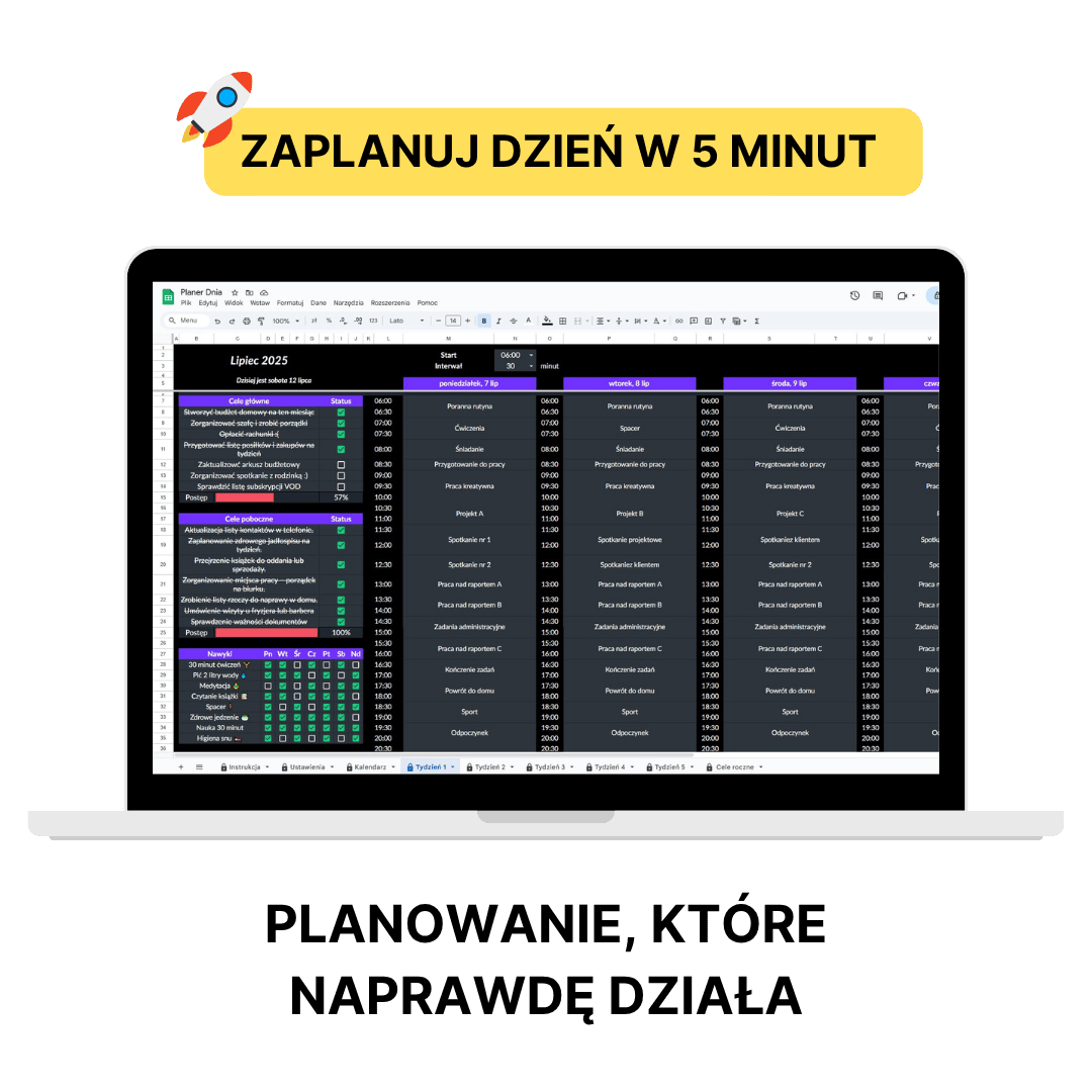 planer dnia online