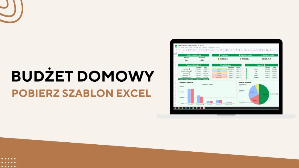 Arkusz Excel do prowadzenia budżetu domowego