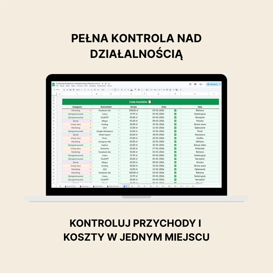 działalność nierejestrowana 4