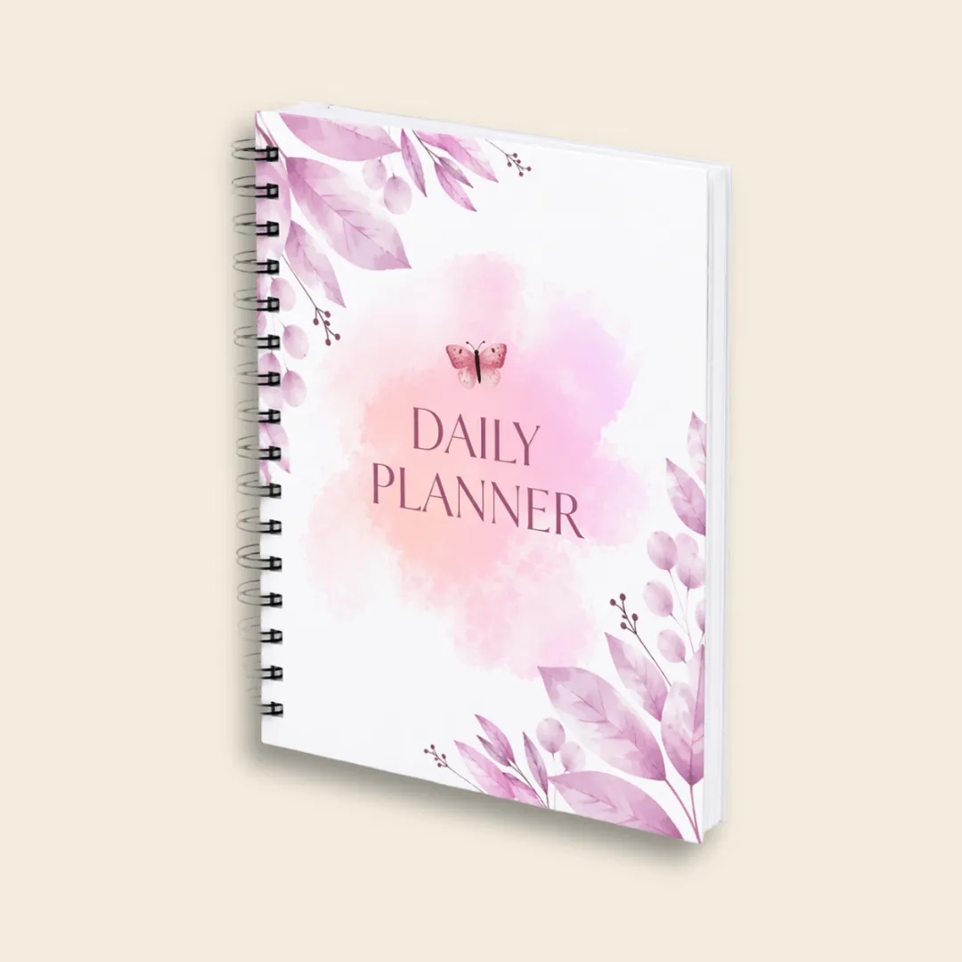 planer codzienności floral dream z boku