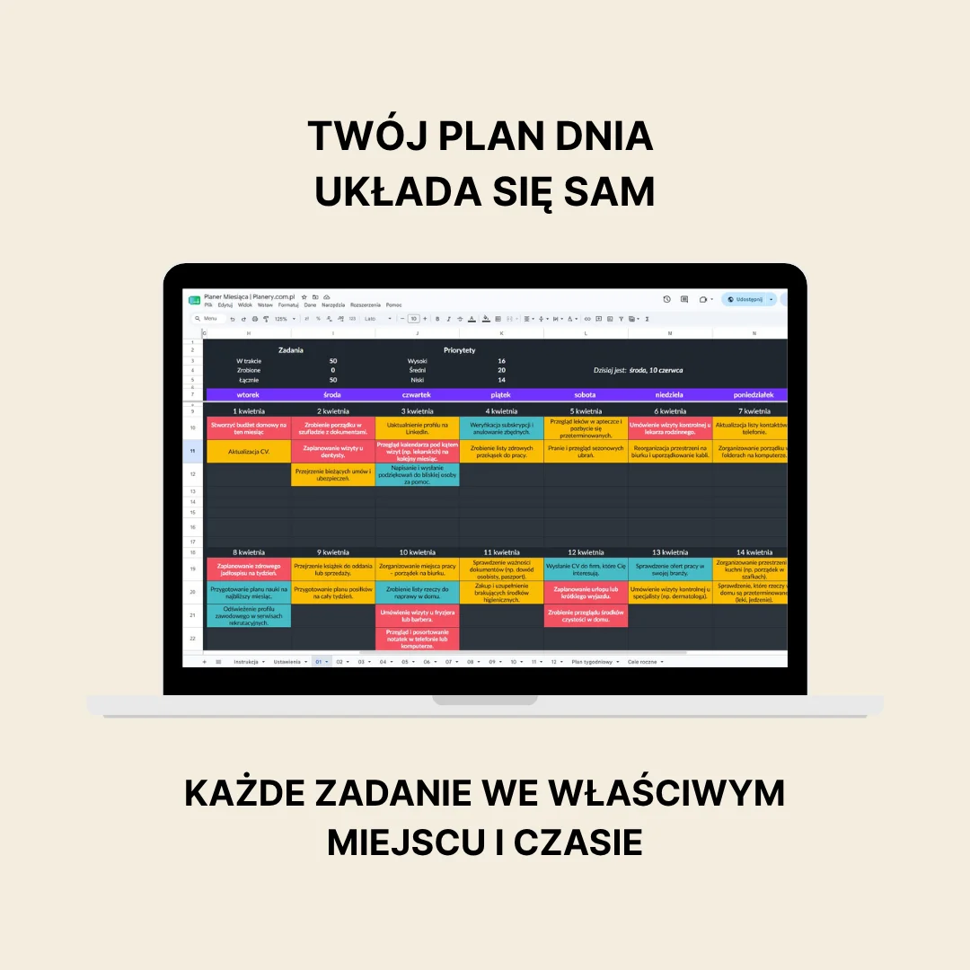 planer miesiąca online 3