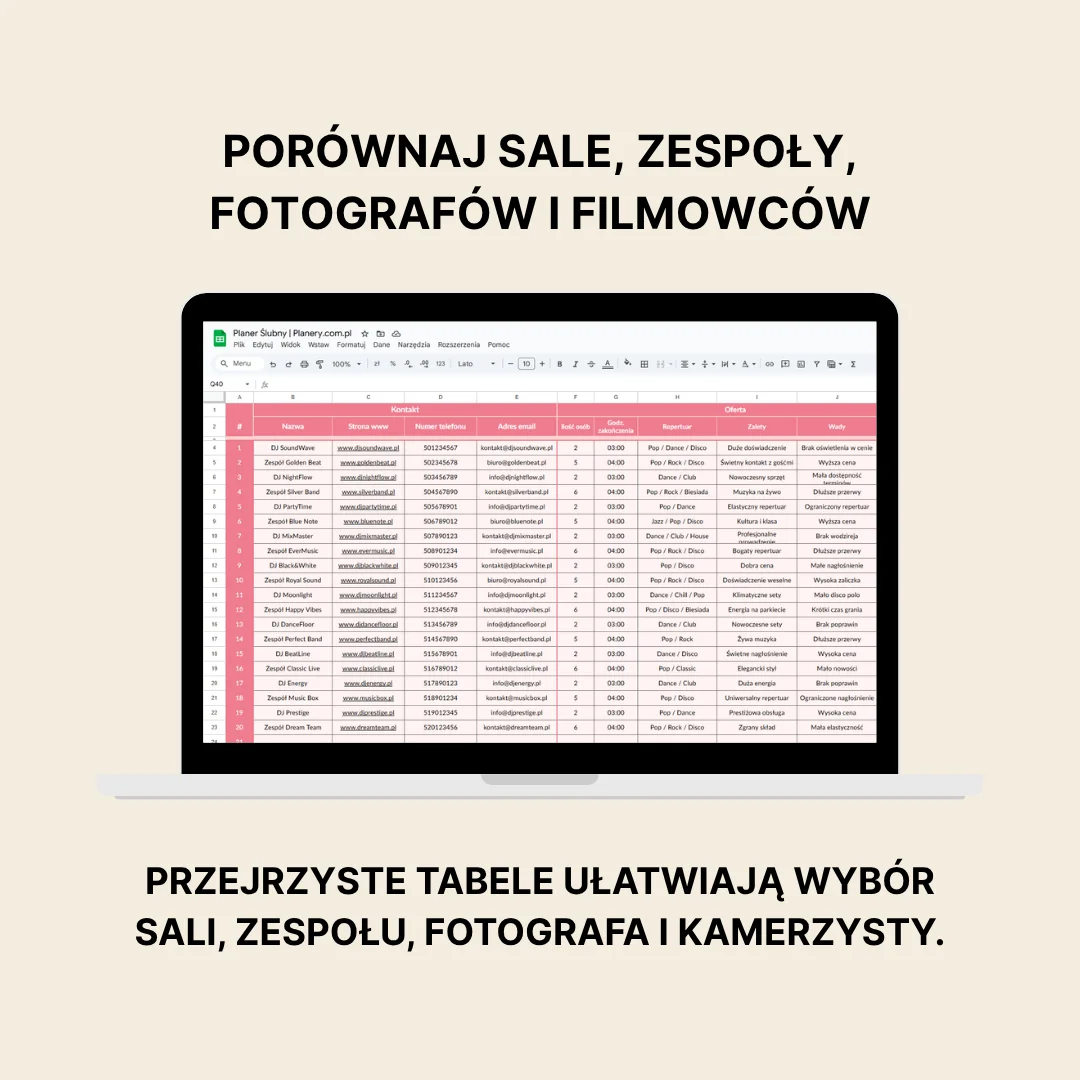 planer ślubny online 2