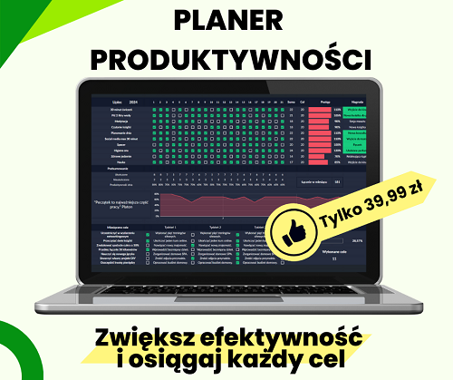 Planer nawyków dark