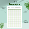 Planer treningowy do druku - Szablon PDF