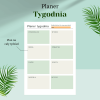 plan tygodnia do wydrukowania