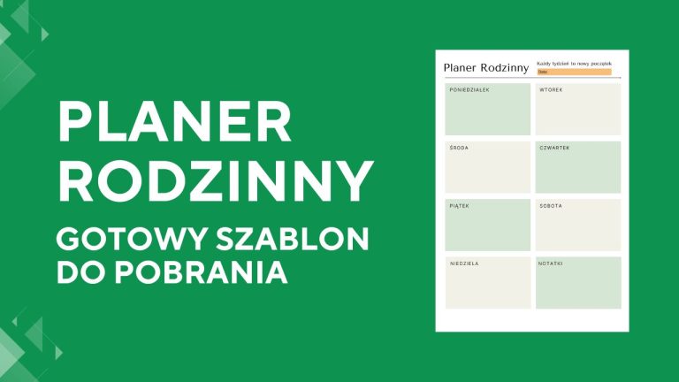 Planer rodzinny do pobrania