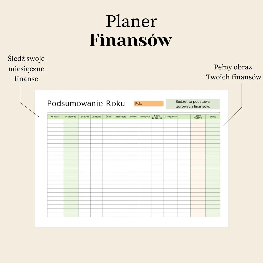 Planer finansów do druku pdf Planer finansów do druku pdf