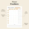 Planer posiłków do druku Planer posiłków do druku